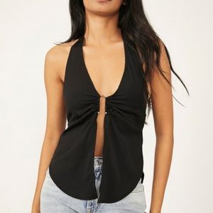 Free People Calista Halter Top